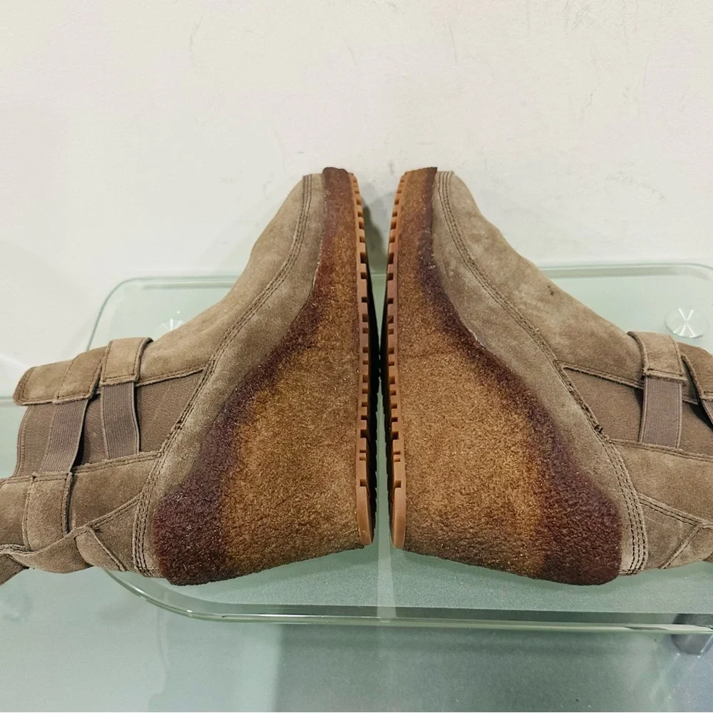 Merrell Tremblant Ankle Booties J94750 Suede Wedge Brown‎ Women's 8